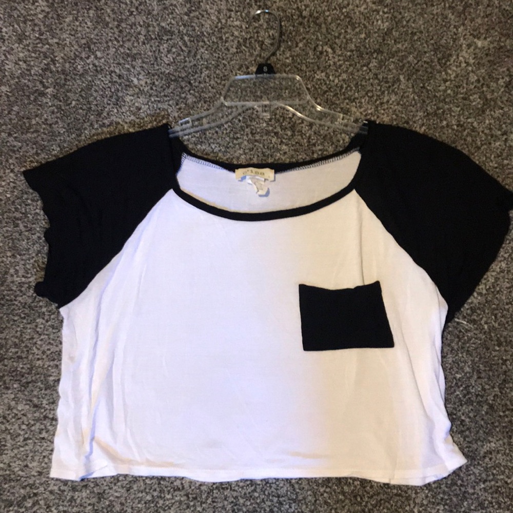 Baseball Jersey Cut Crop Top